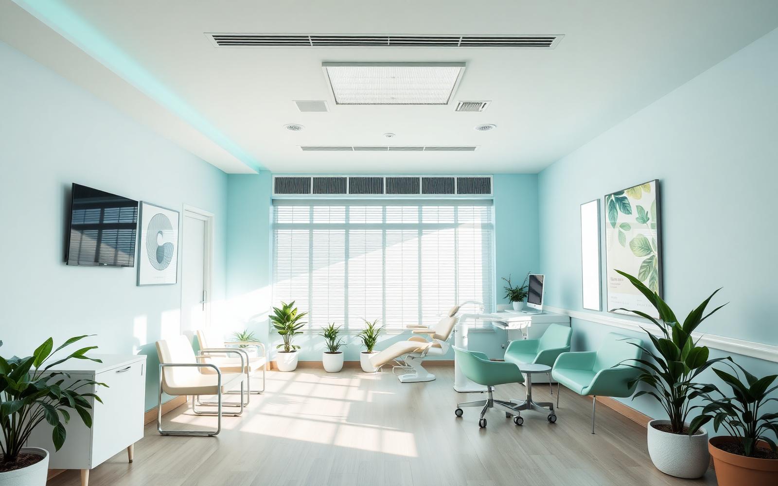 Bright, calming reception area at Sakura Dental Clinic